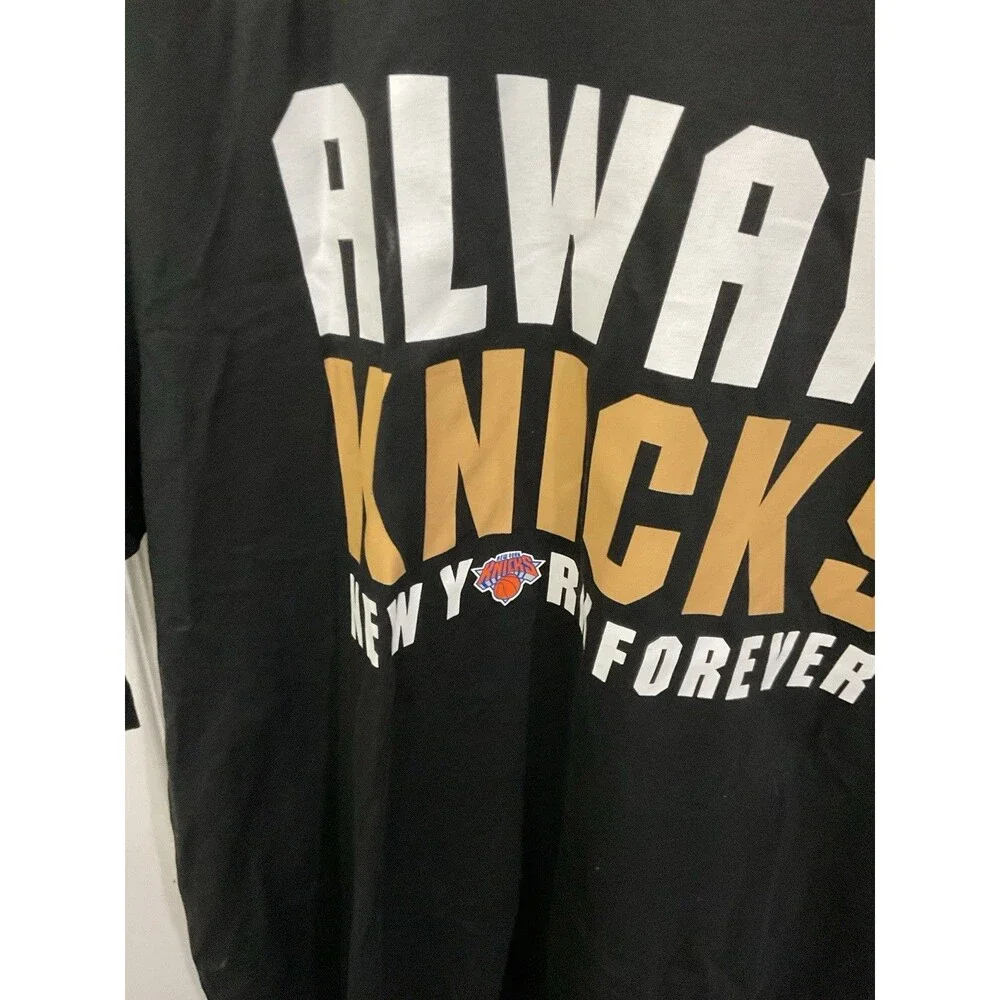 New York Knicks 2026 NBA Champions Always Knicks Roster T-Shirt Size Large New